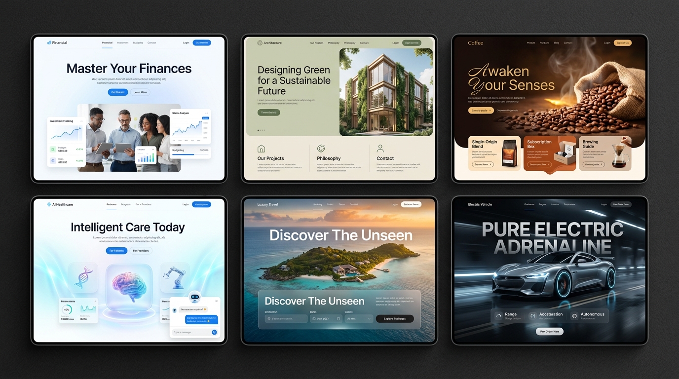Website Landing Page Designs